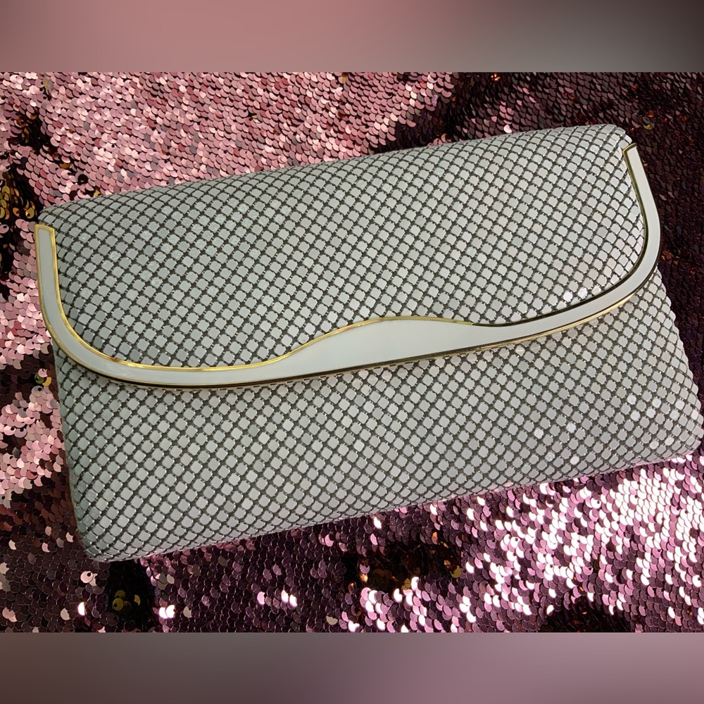 VINTAGE 80s Chainmail clutch/crossbody